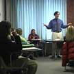 Text Box: Insert stock pic of students in a lecture hall/classroom